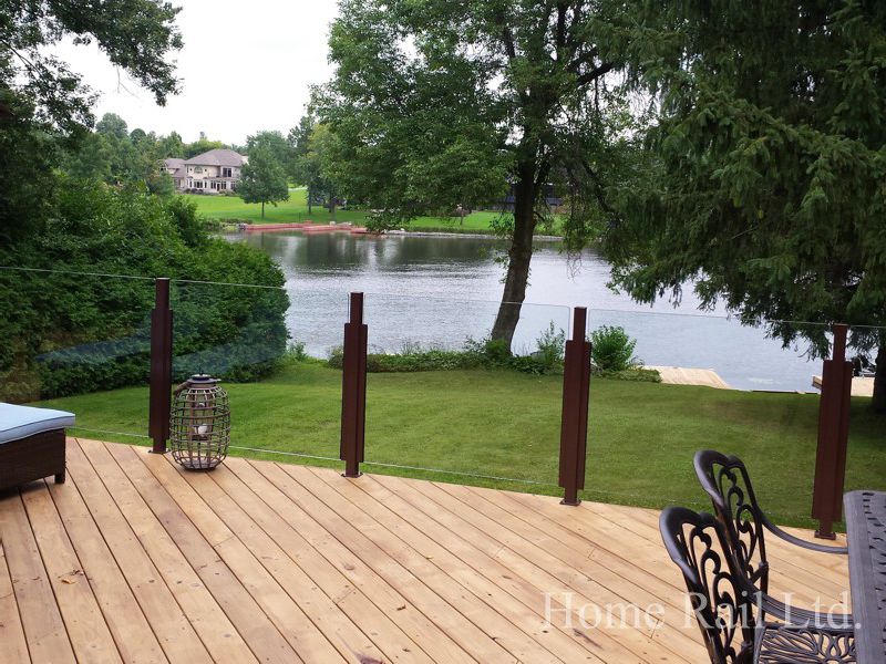 Glass Railing Medicine Hat